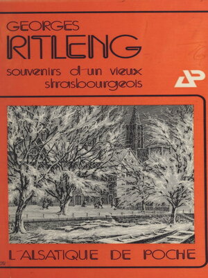 cover image of Souvenirs d'un vieux Strasbourgeois